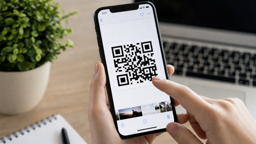 How to Scan a QR Code From a Screenshot on iPhone: 3 Ways